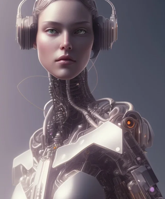 ultra detailed, mechanical cyberpunk female android, looking into the camera, intricate, elegant, super highly detailed, professional digital painting, artstation, concept art, smooth, sharp focus, no blur, no dof, extreme illustration, unreal engine 5, photorealism, 8k, cinematic, art by artgerm and greg rutkowski and alphonse mucha and loish and wlop