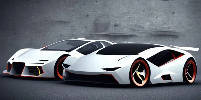 jet powered concept car . lambo . picturesque