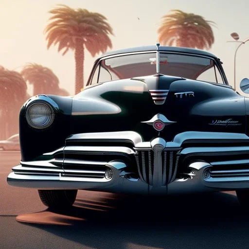 fullbody Drawing of '1948 Tucker Torpedo',intricate detail,by andrea bonelli,Kilian Eng,Ohrai,evan lee,three quarters view, toned colors,16k