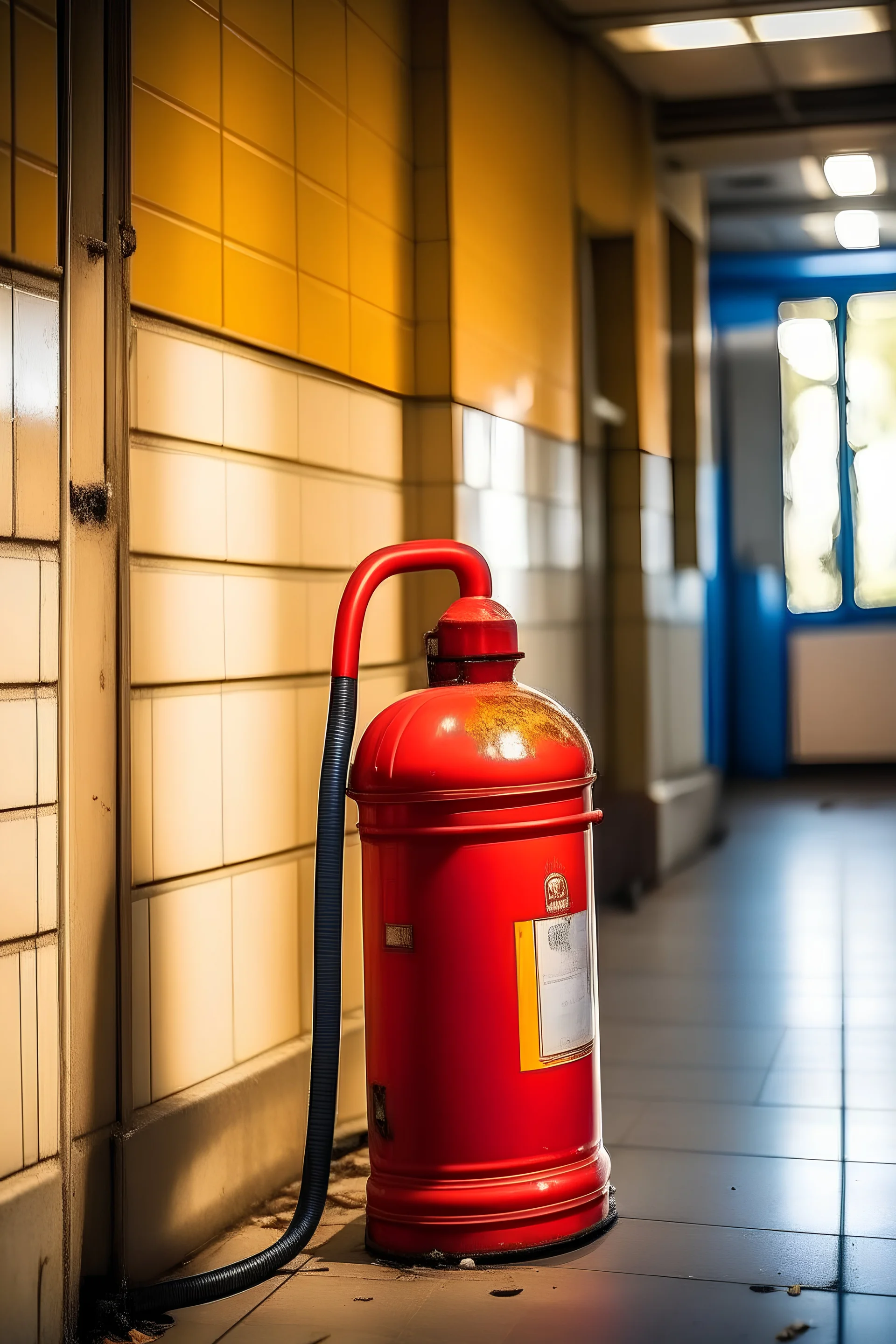 fire extinguisher, in building