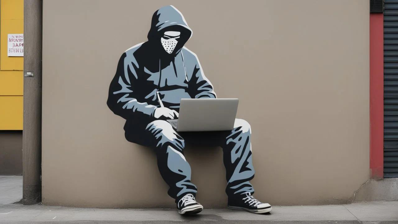 hacker by banksy