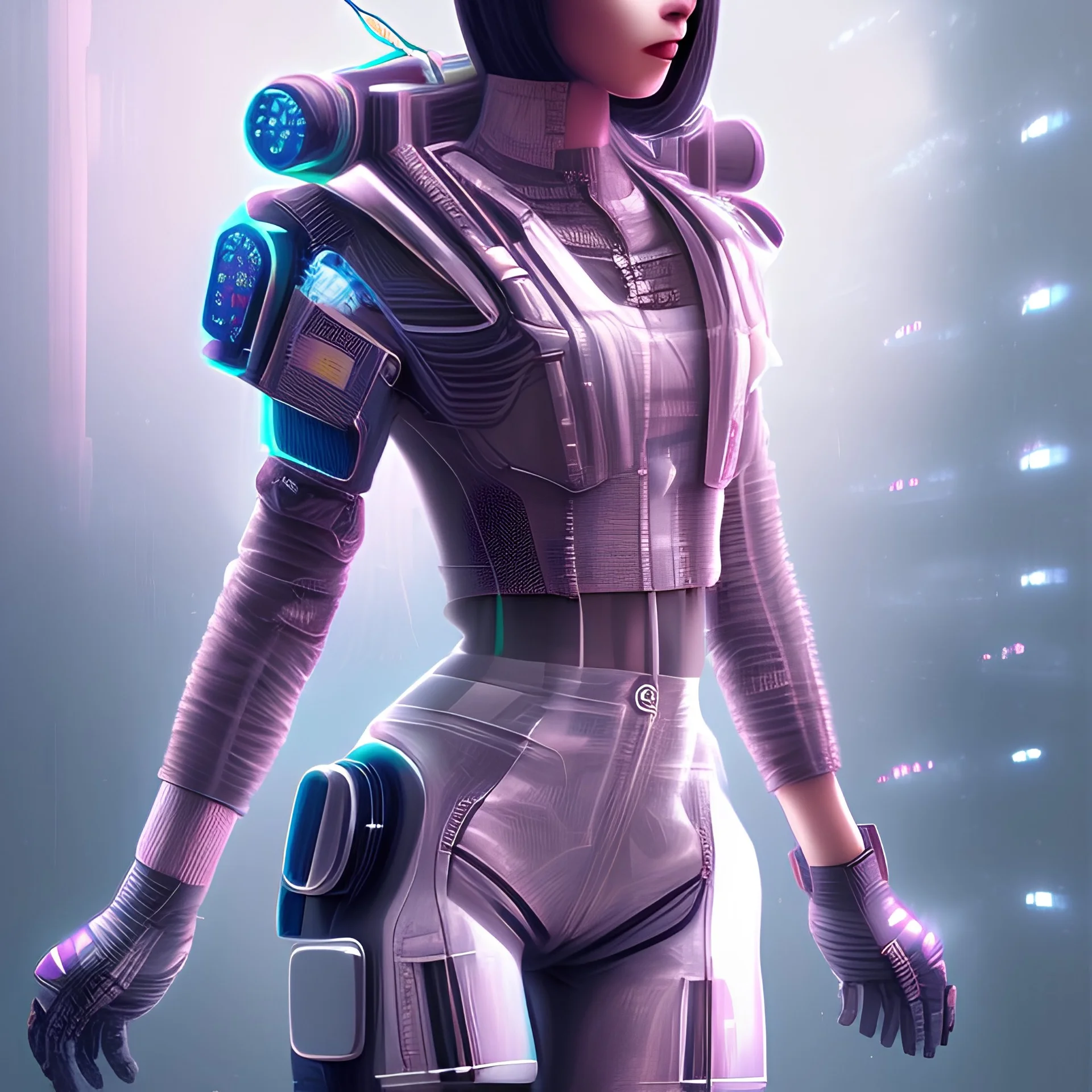 Girl cyberpunk is a thing of beauty