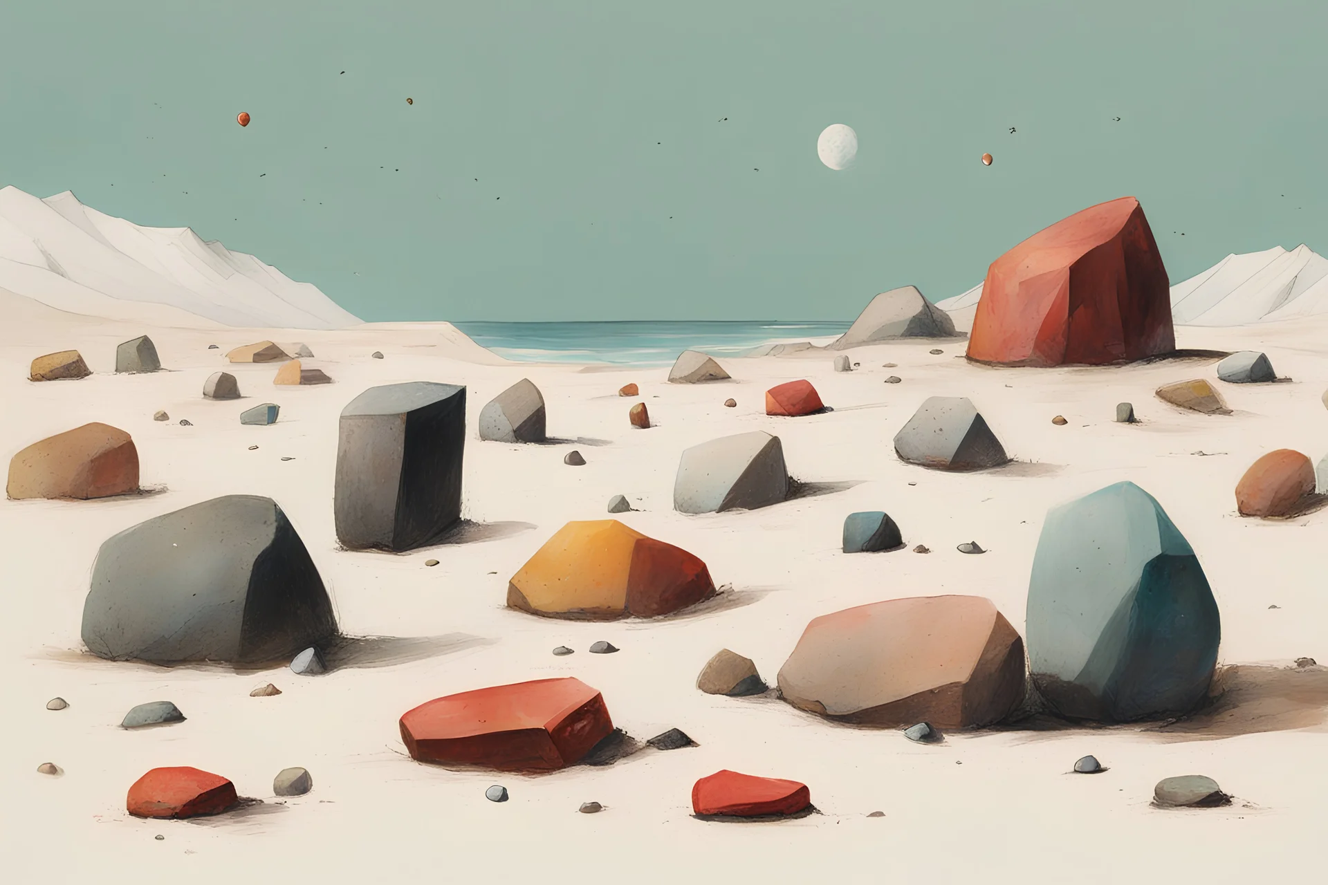 a lot of stones, by Oliver Jeffers