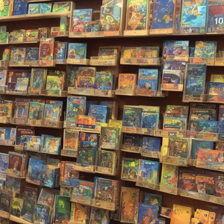 Board game store in the future