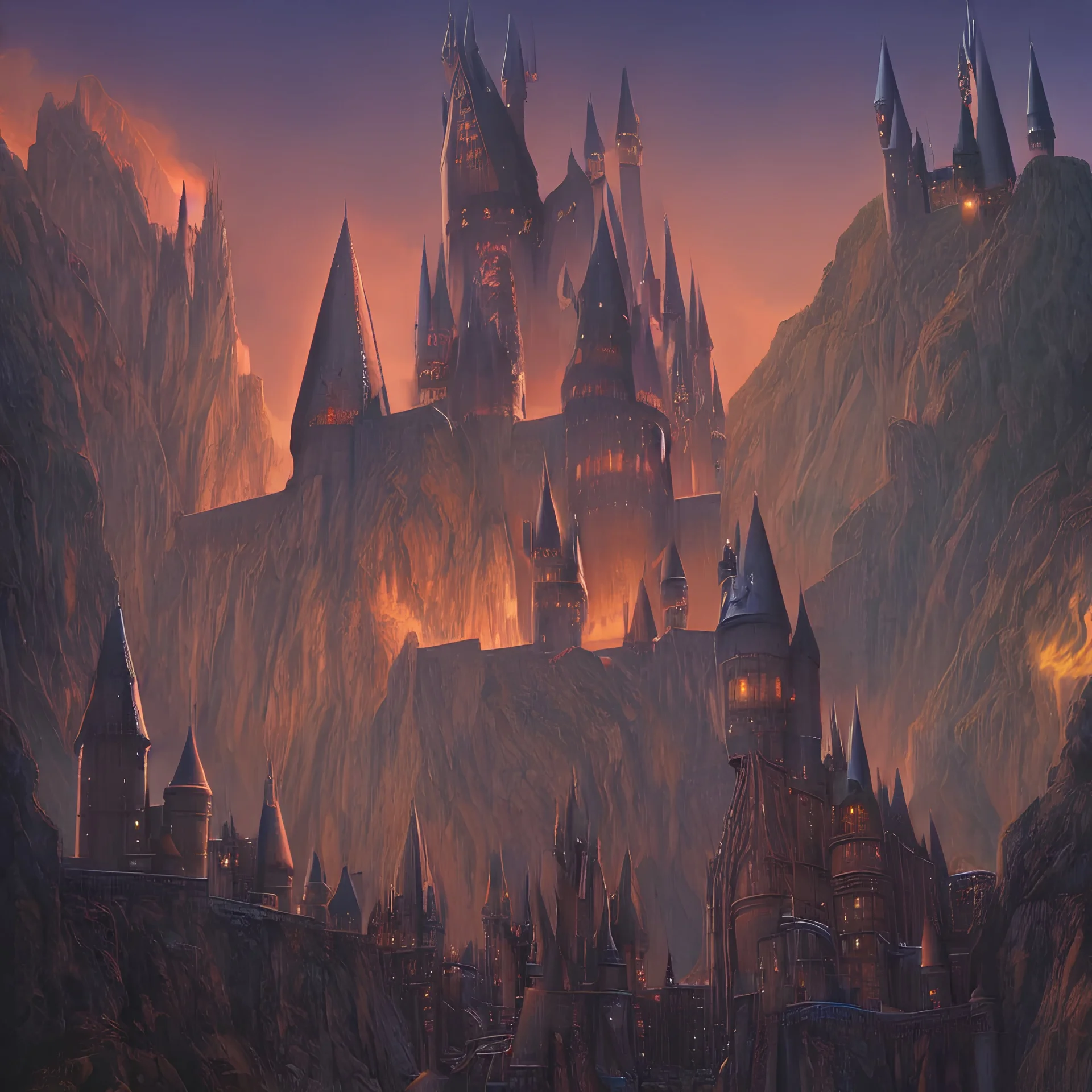 hogwarts, tim hildebrandt, wayne barlowe, bruce pennington, donato giancola, trending on artstation, cinematic composition, beautiful lighting, hyper detailed, 8k, oil on canvas