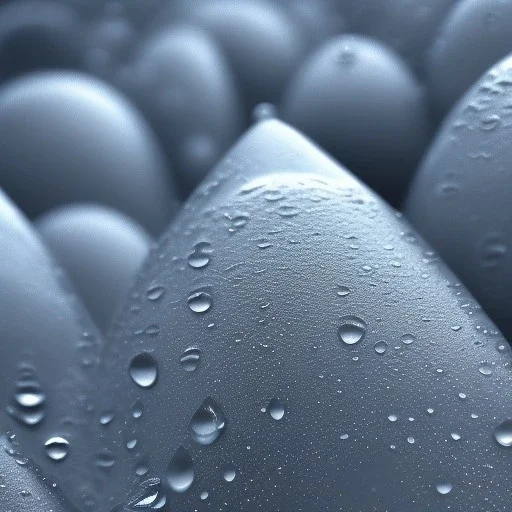 Raindrops falling down in winter, 4k, later, close up view, high detail