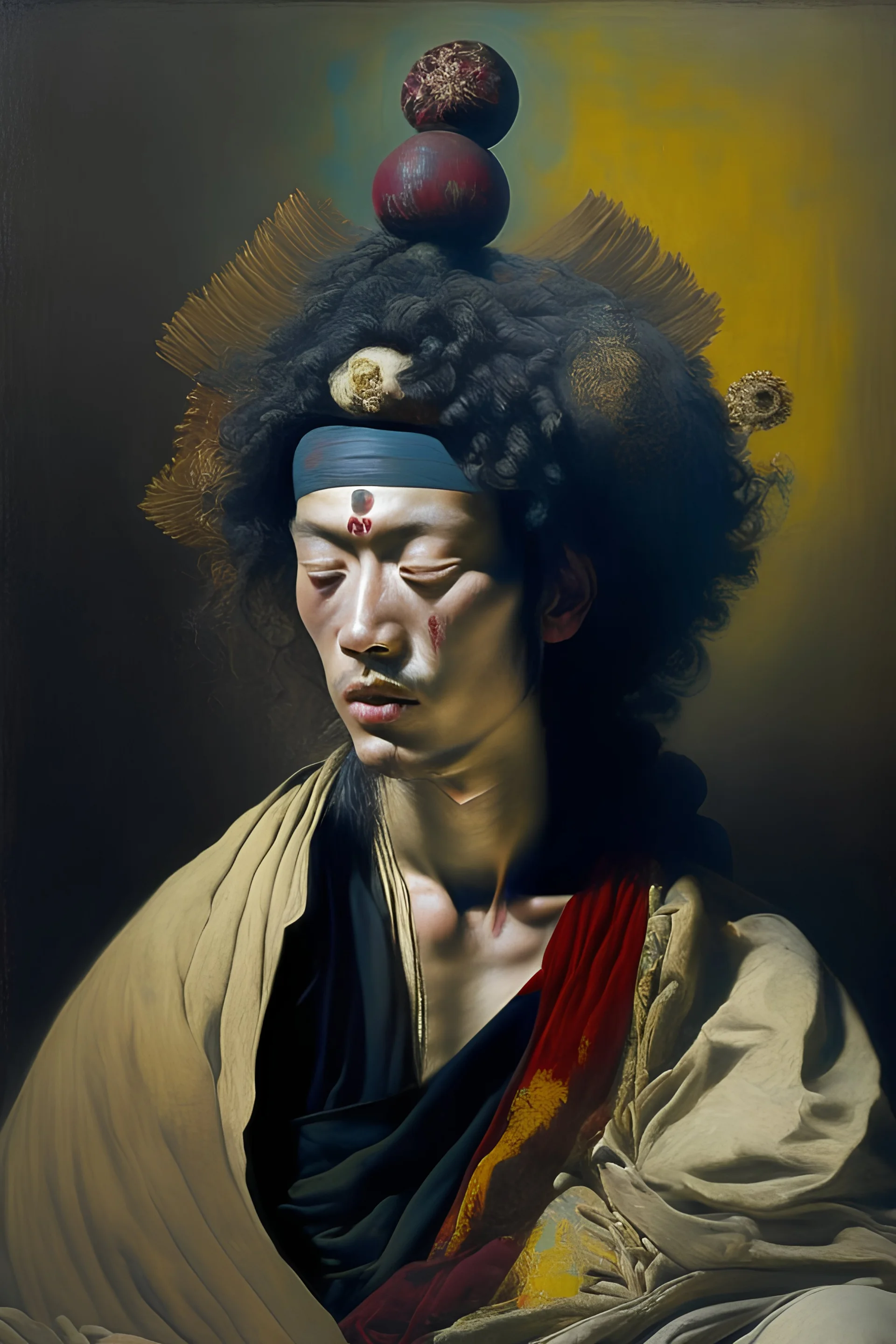 Caravaggio, buddha, tibet, love, hippy