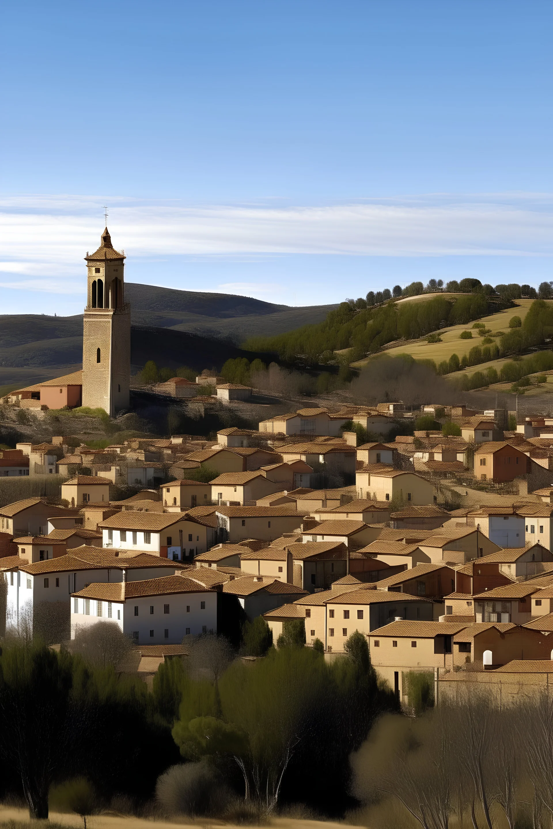 skyline of the town Cehegín