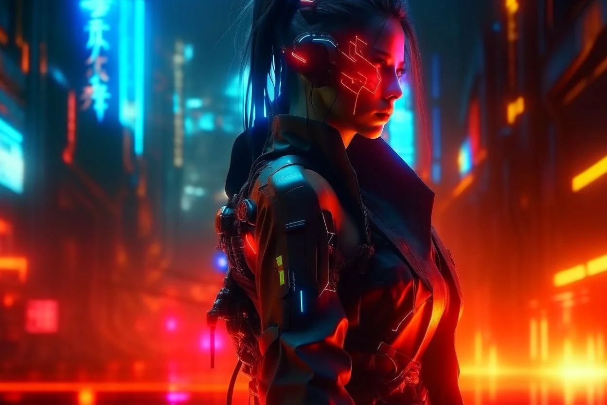 4k full details full lights firestarter cyberpunk music non stop