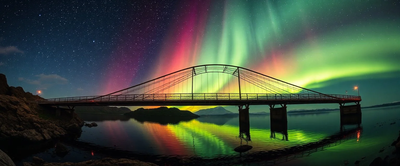 pin hole cam, master oil painting by Rembrandt, realistic rendering Visual: Kaleidoscopic reflections Music: Soulful vocals + electronica pads Aurora: Crystal-glow pulses Skybridge of Echoes Icon: Floating bridge with rune arch Visual: Abyss below, bridges floating Music: Funk bass intensifies, sync with steps Aurora: Arched ribbons, pulsating Celestial Convergence Icon: Cluster of all runes