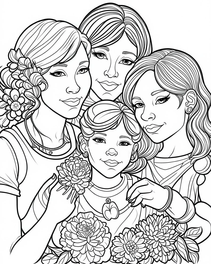 mothers day coloring with tgirls