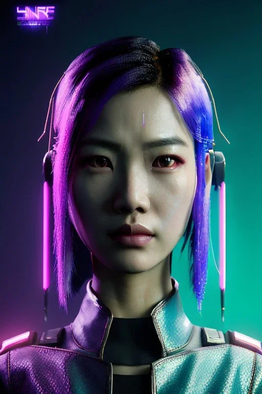 Blade runner portrait, Asian cyber woman:: symmetry photography, cyberpunk, pink hair, makeup, long line eye, light iris eye, :: latex coat :: cinematic, Ultra realistic, dark scene, soft color, highly detailed, unreal engine 5, RTX, ultra detail, 3d, finely drawn, high definition.