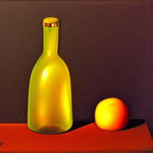 still life bottle