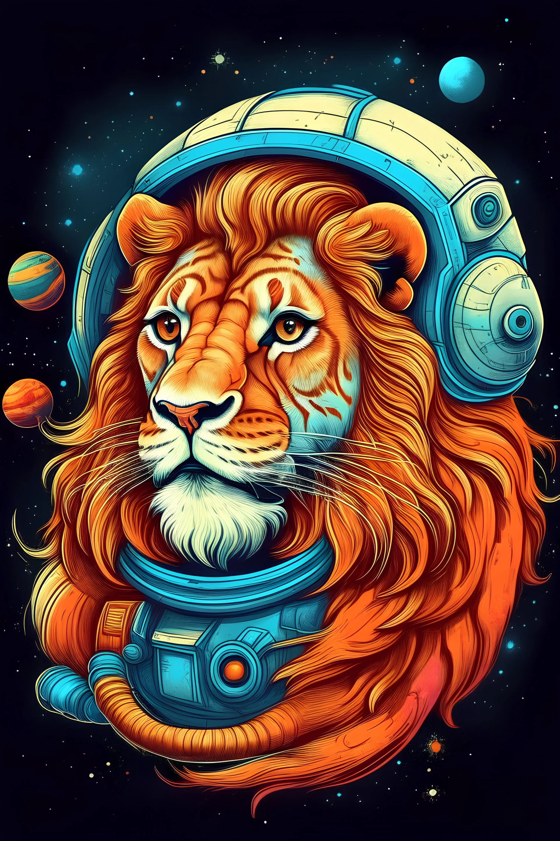 space lion
