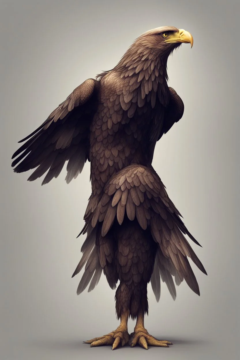 human that has eagle head and wings