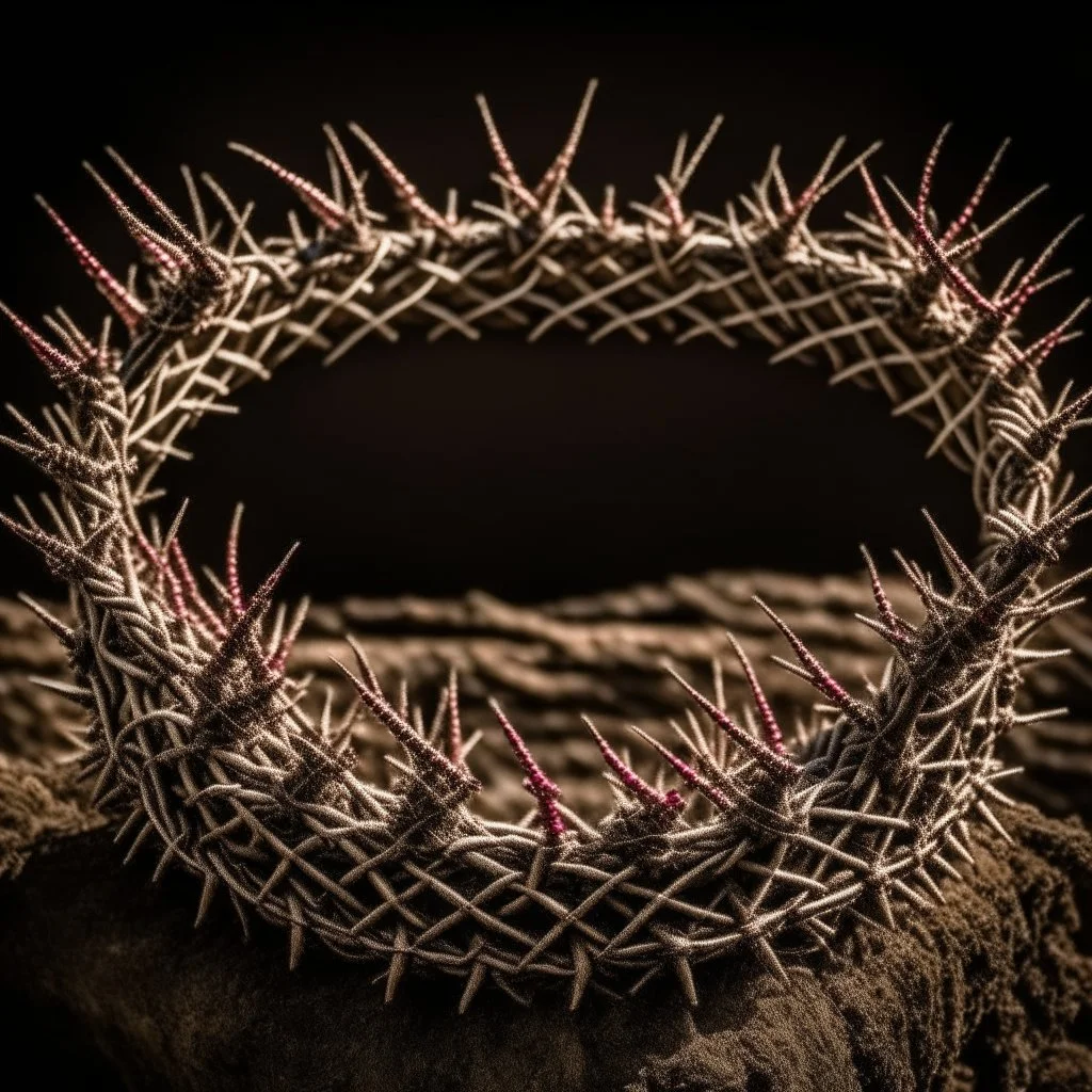 A crown of barbedwire