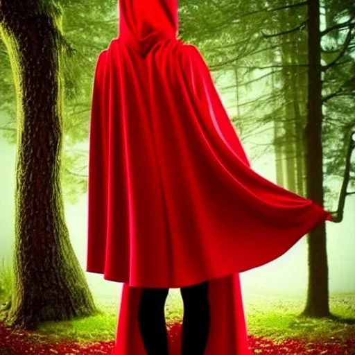 gorgeous, big buxomed red riding hood