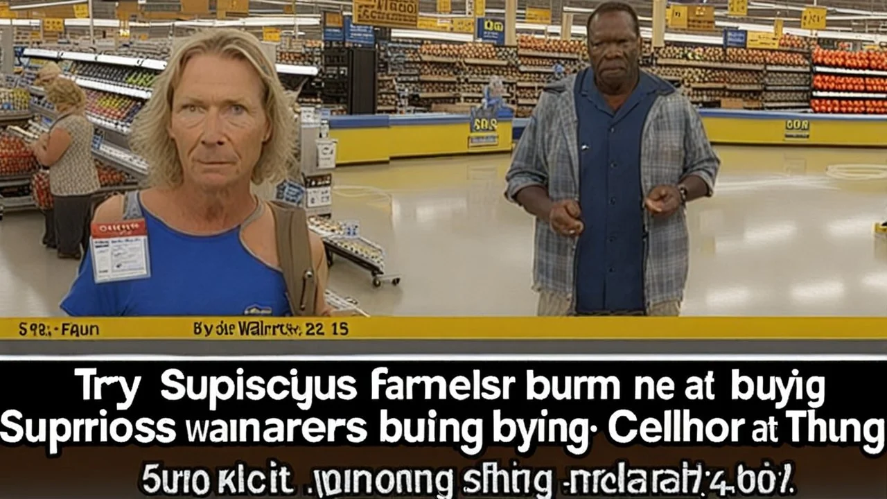 try "suspicious farmer buying cellphones at walmart"