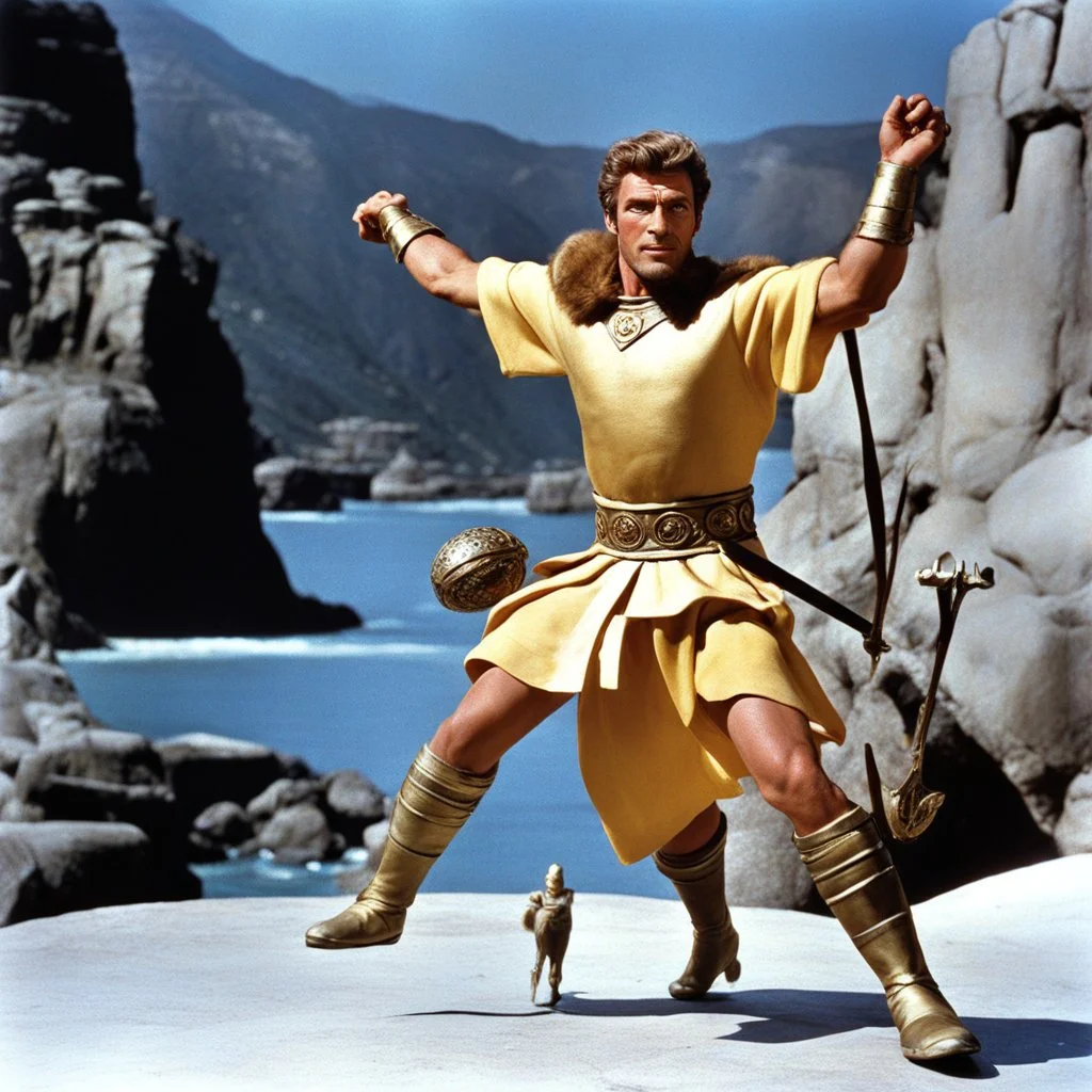 (colour rich res from the movie: Jason and the Argonauts (1963)) Vintage Figure Skating