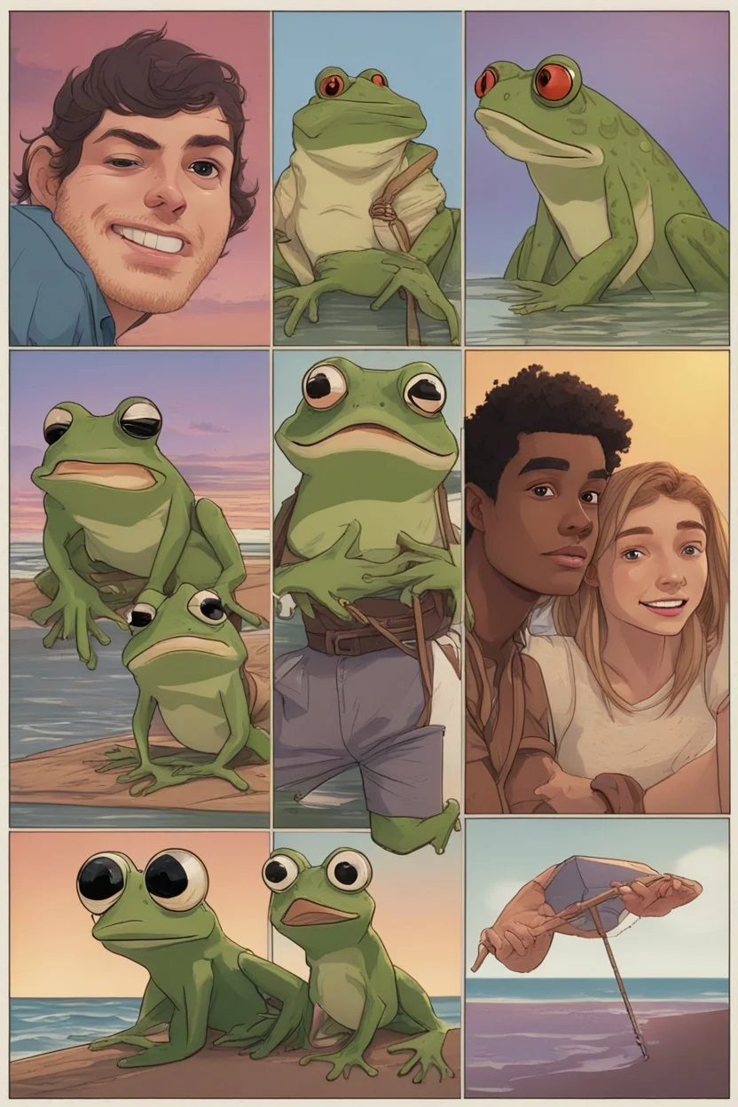 Netflix's Outer Banks cast But they’re all Frogs