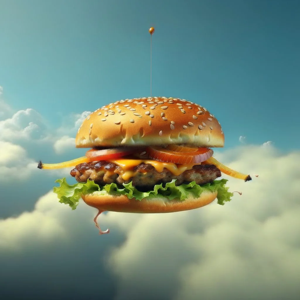 Flying burger