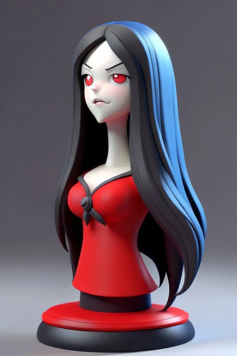 marceline vampire adventure time bust cartoon style