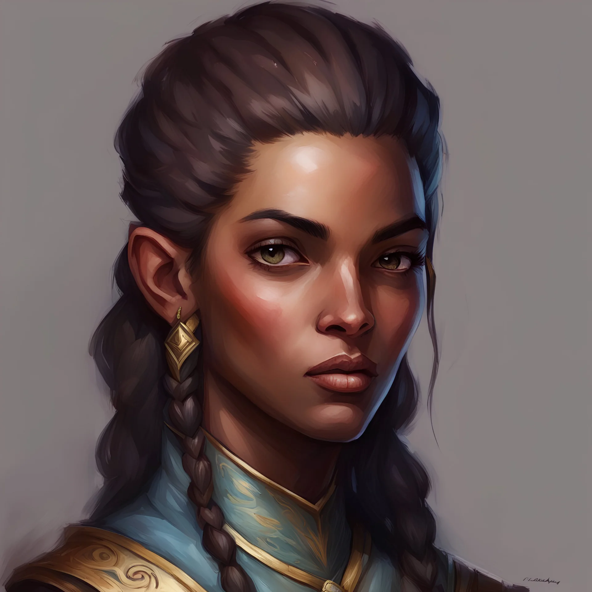 dnd, portrait of leshay