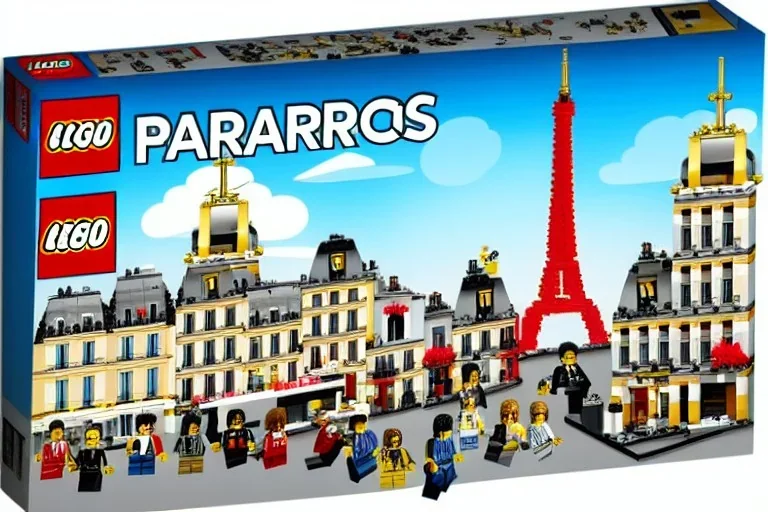  Paris made by lego