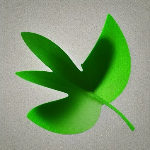 i want you to generate a logo for a new company named "SpiniLeaf" or Spinny Leaf. Something resembeling a spinning leaf, no words, HQ, digital art