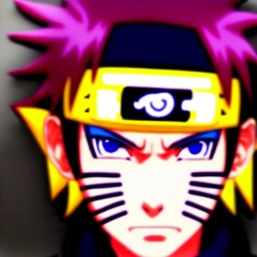 Naruto, Portrait 3d, très détaillé, très réaliste, très détaillé