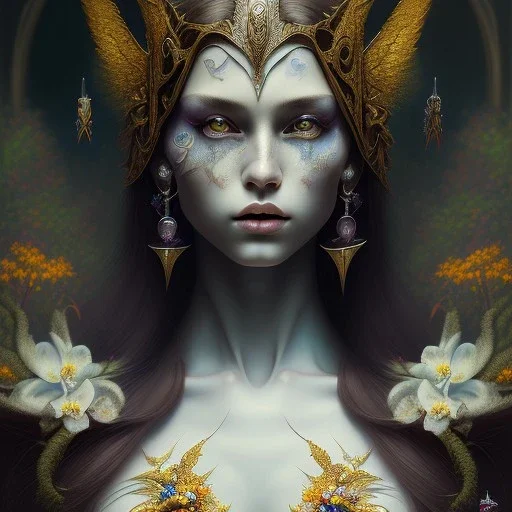 Male fae, sidhe, ominous, nature, orchids, dnd character portrait, intricate, oil on canvas, insanely detailed, 16k resolution, retroanime style, perfect eyes, round pupil, cinematic smooth, intricate detail , soft smooth lighting, soft pastel colors, painted Renaissance style