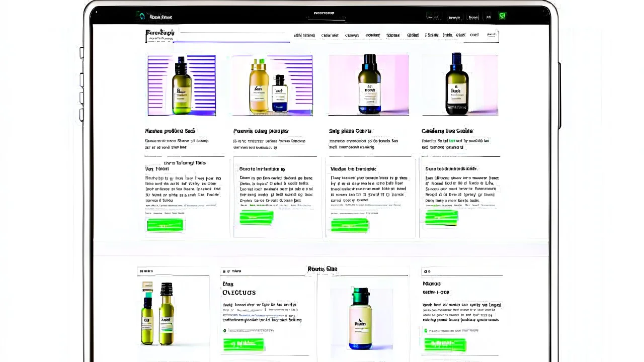 Sample UX/UI of a single-product sales website.