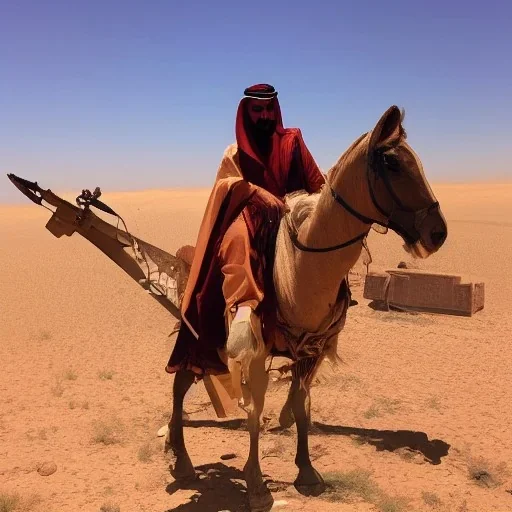 Arab Christian desert warrior