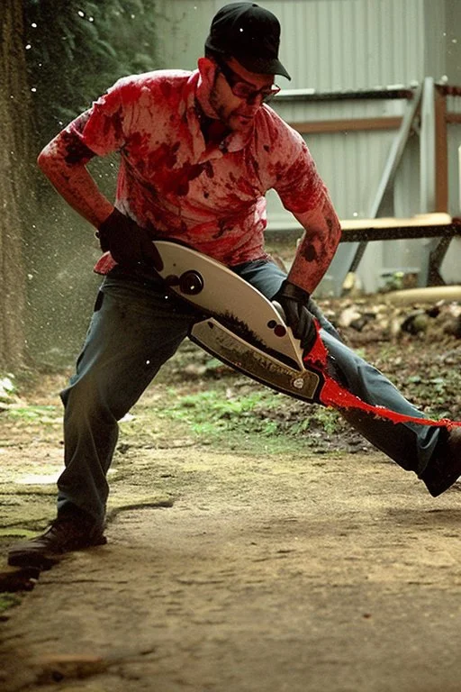 chainsaw murder bodies blood entrails hell