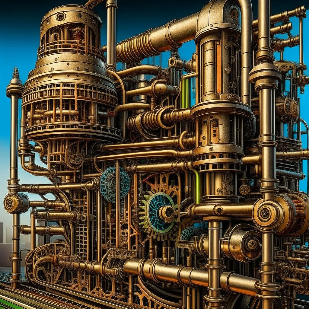 intricate pipe machine