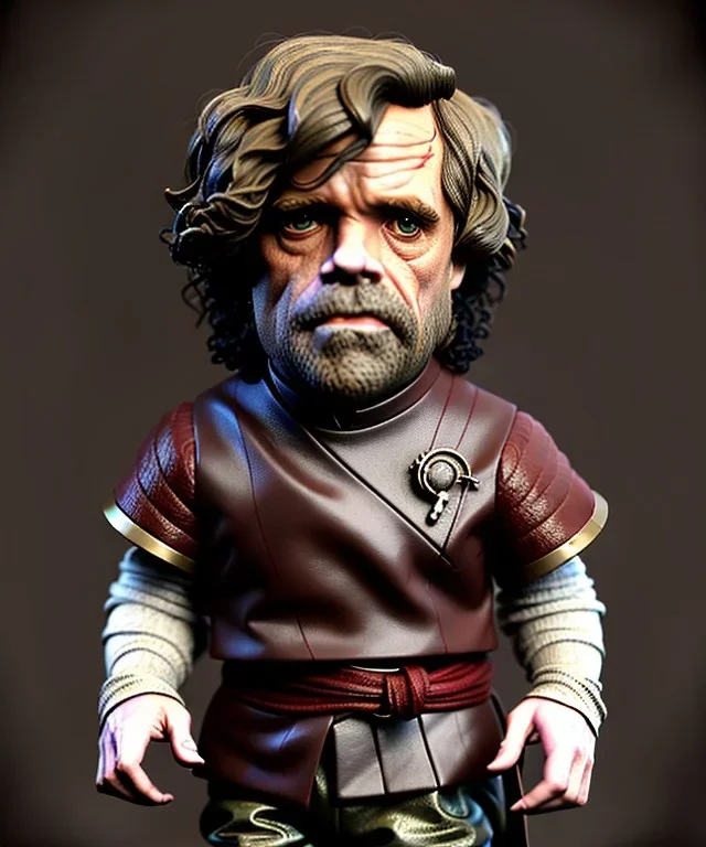 Tyrion Lannister toddler, full body, soft skin, dramatic lighting, hyper realistic