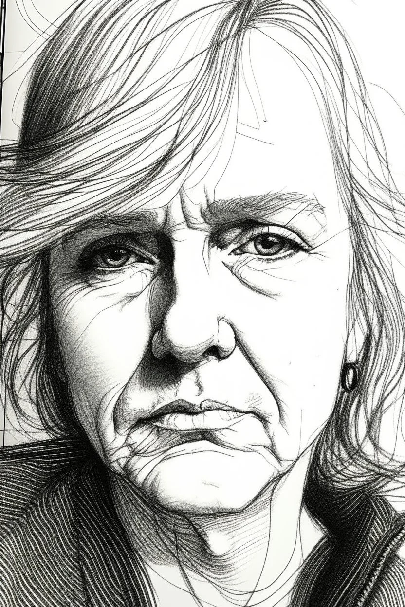 Fine line draw style