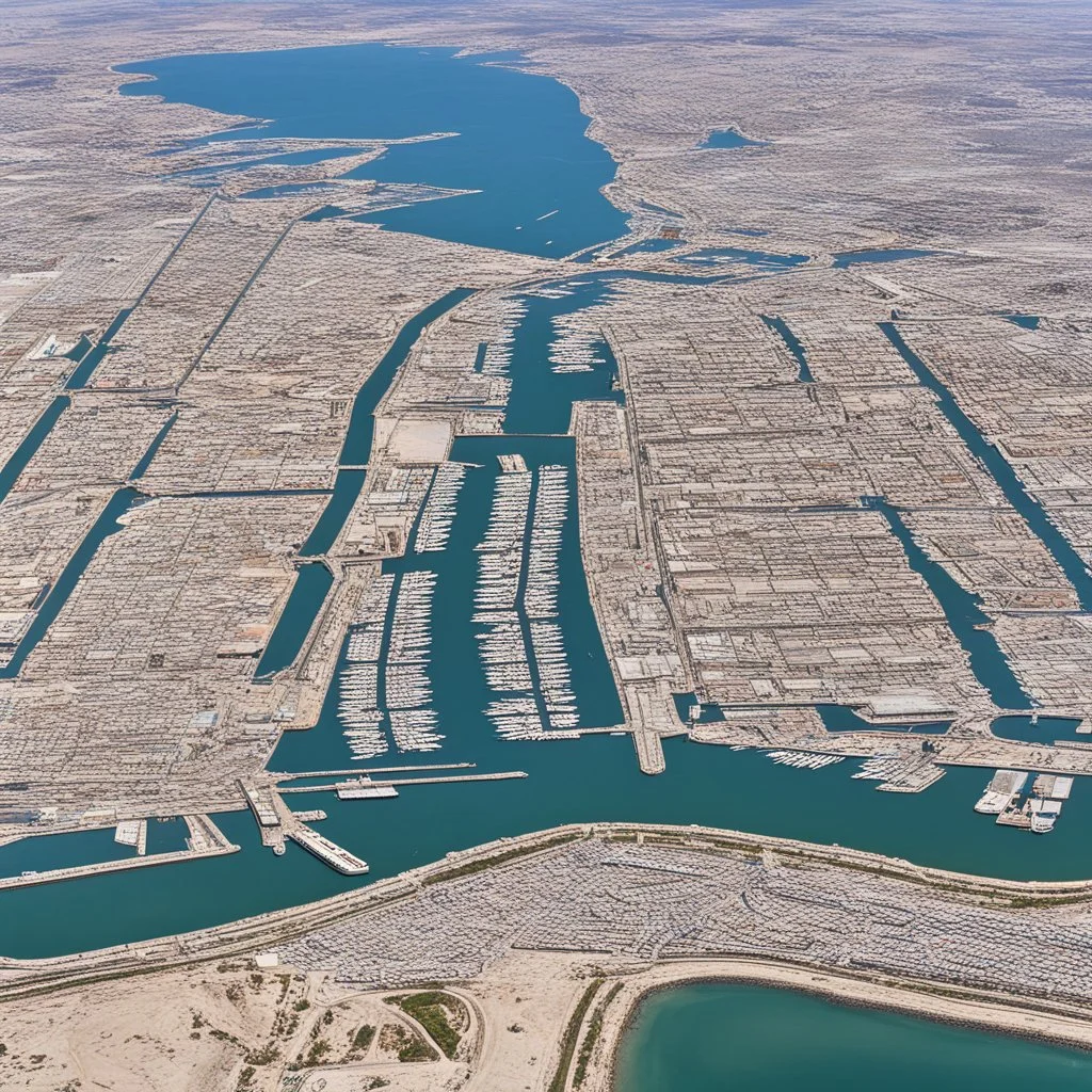 A panoramic picture of the port of Tripoli