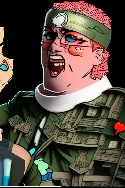 Transforming the image into a funny and realistic comic drawing in the style of classic animation Professional work and animation technique