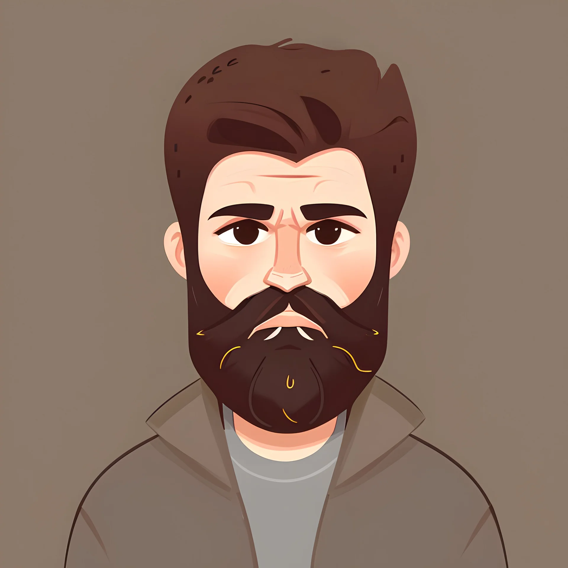 Simple drawing, caricature, young male,Handsome photographer, journalist, wearing a press jacket, beard, hair, carrying a camera, light, write the name Hamam, write the name Hima , stayle cartoon