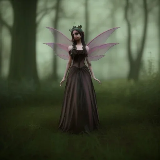 gothic woodland fairy