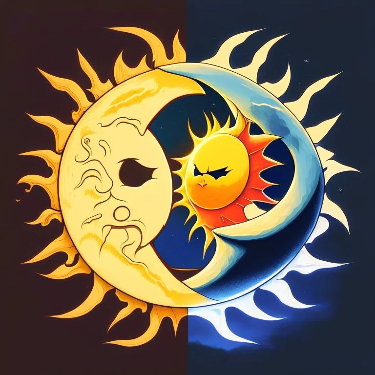 90’s sun and moon