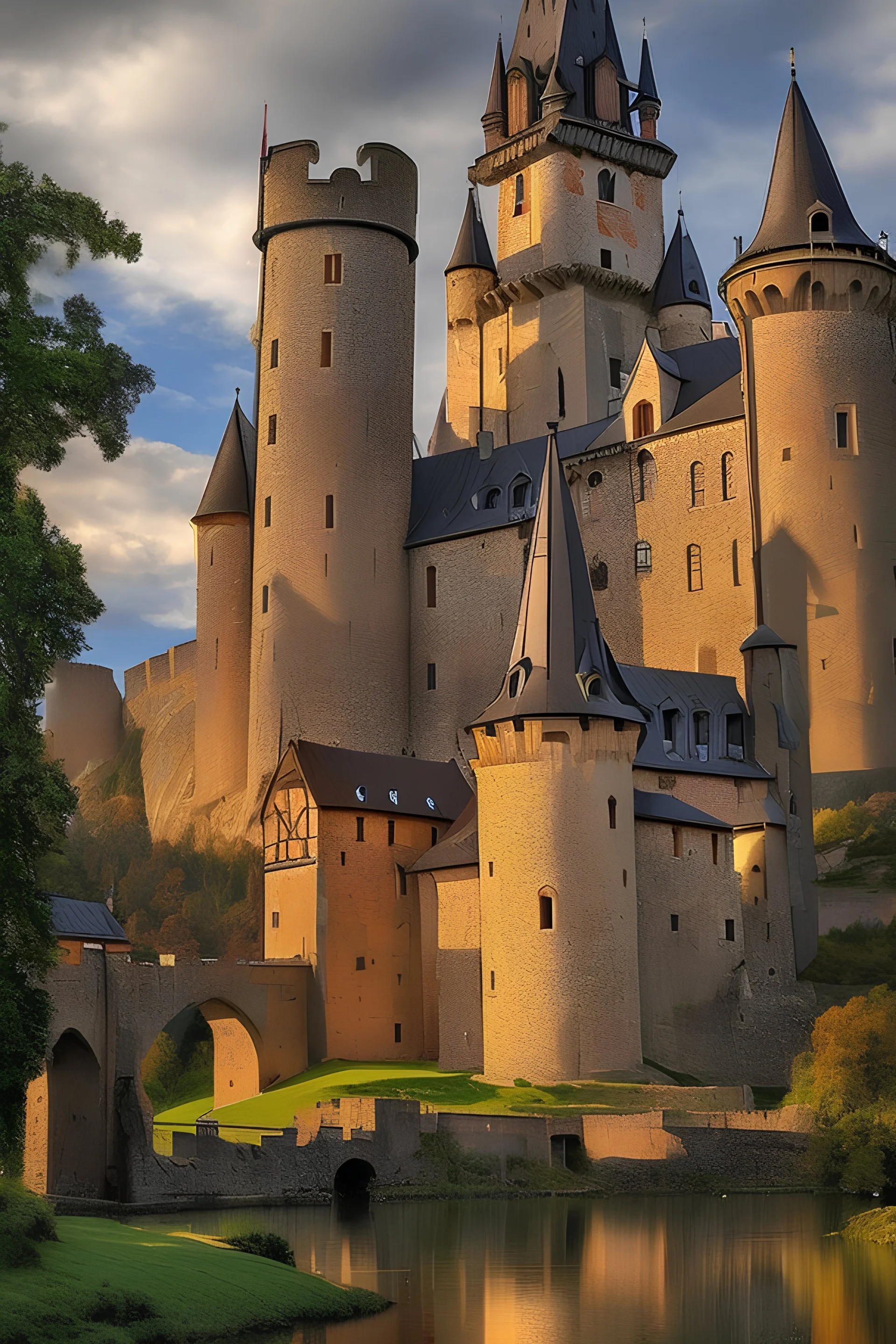 Beautiful medieval castle