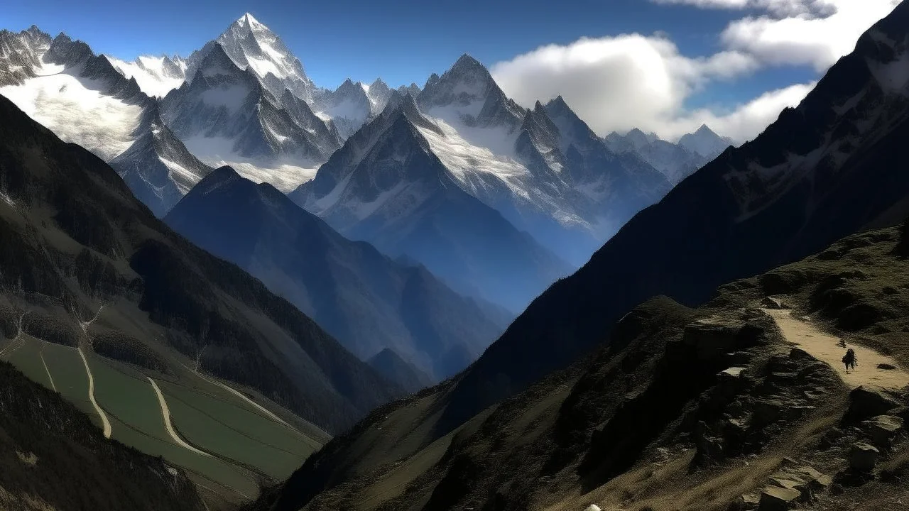 جبال الهيمالايا المخيفه