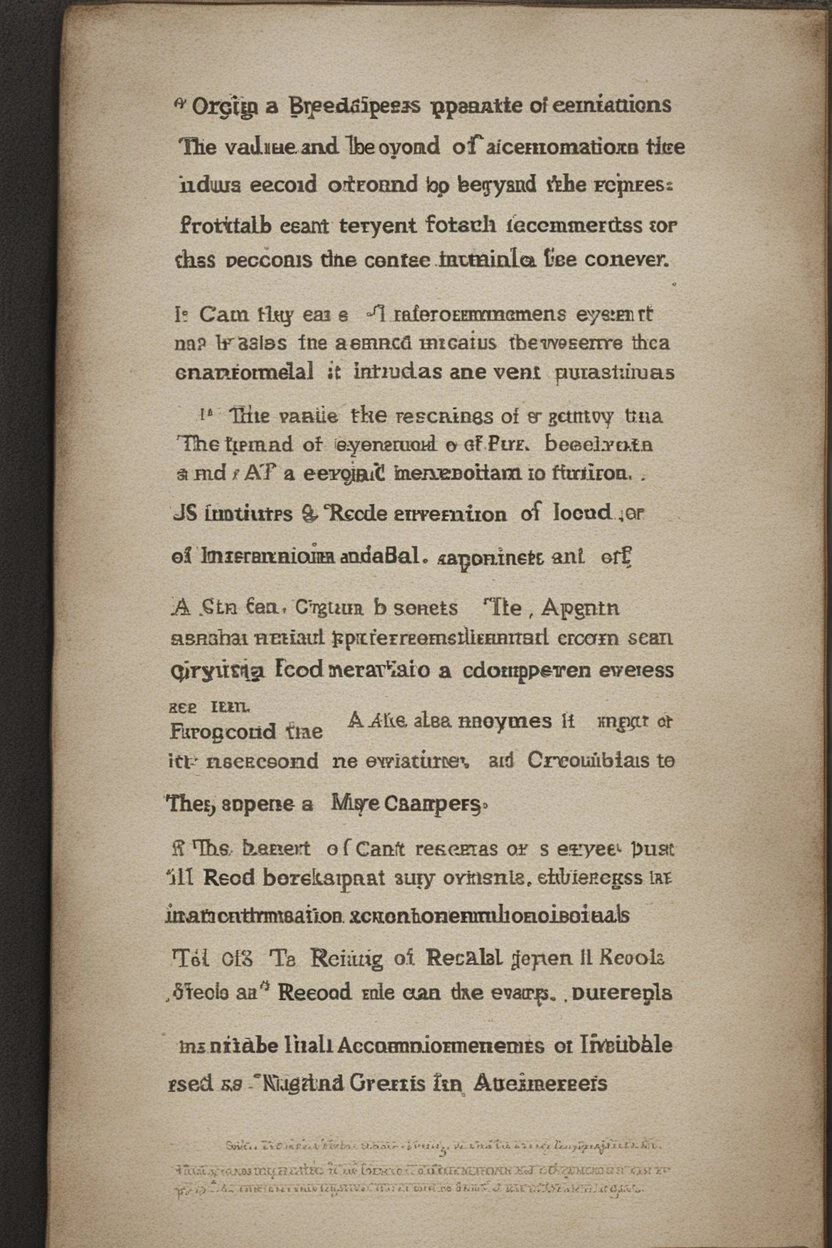 [books and newpapers] The value of a text extends beyond its content to include the origin of the information it contains. This origin can be rooted in significant events or the accomplishments of individuals. A text may serve as a record of an event, providing valuable documentation for future reference. It can also convey the achievements of notable individuals, whether they made groundbreaking discoveries or created influential works. It's important to note that the author of a text may not a