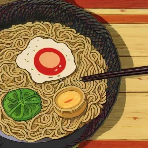 ramen with beer drink