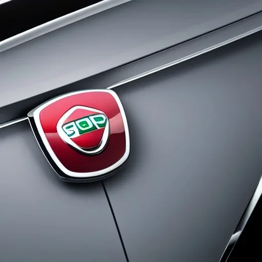 skoda car brand logo futuristic badge