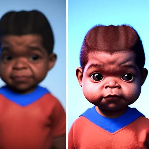 Gary coleman, toddler, chubby, kid, blue