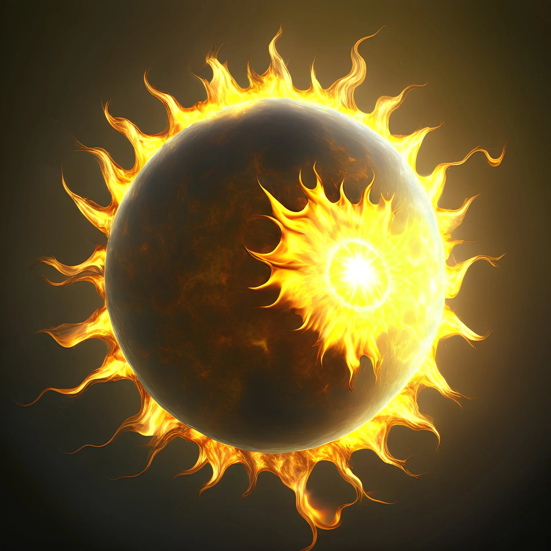 realistic sun