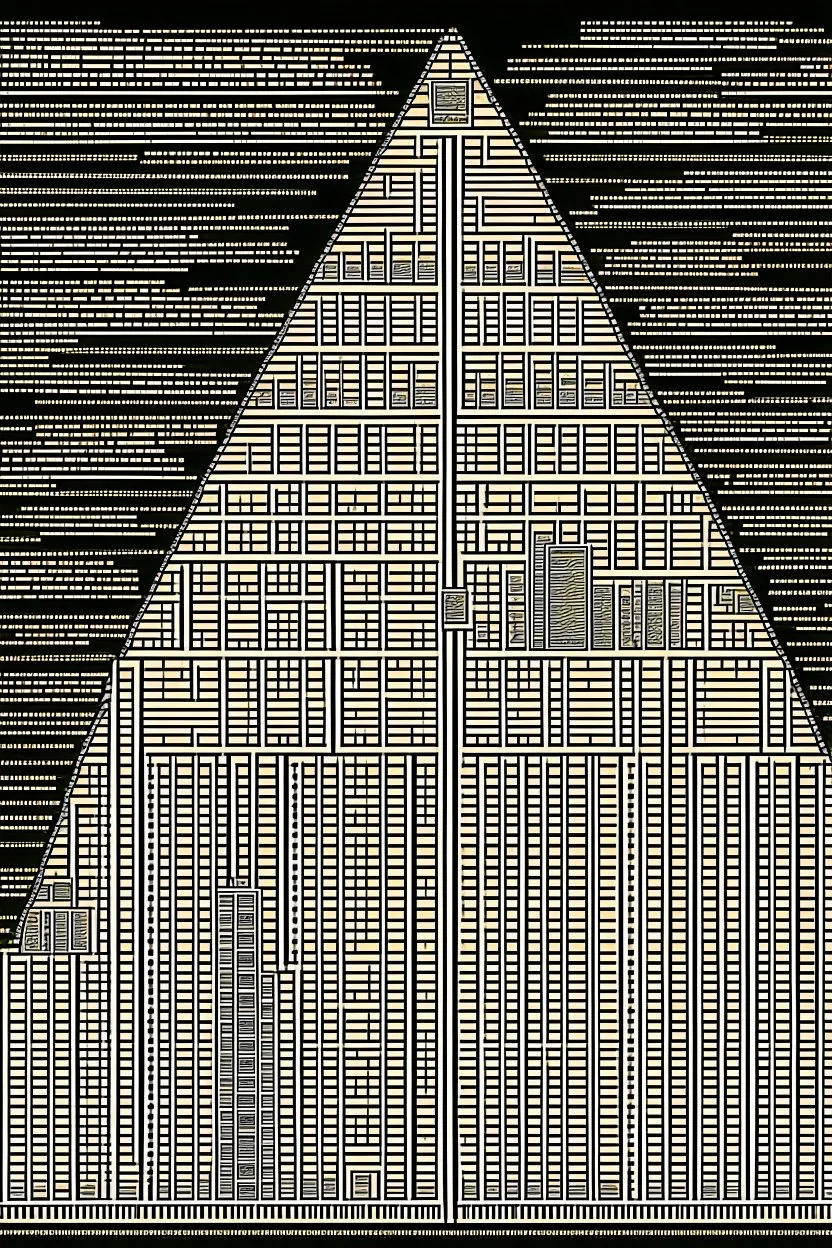 The Library of Babel; ASCII art; Symbolism